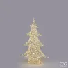 Árbol de Navidad dorado con tiras MicroLed en tres tamaños EDG