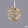 Gold Sphere με MicroLed Stripes διαμέτρου EDG cm.30 με 300 MicroLeds