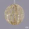 Esfera de ouro com listras MicroLed em três tamanhos EDG