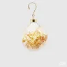 Sfera Vetro Foil con Foglia Oro cm. 8 EDG