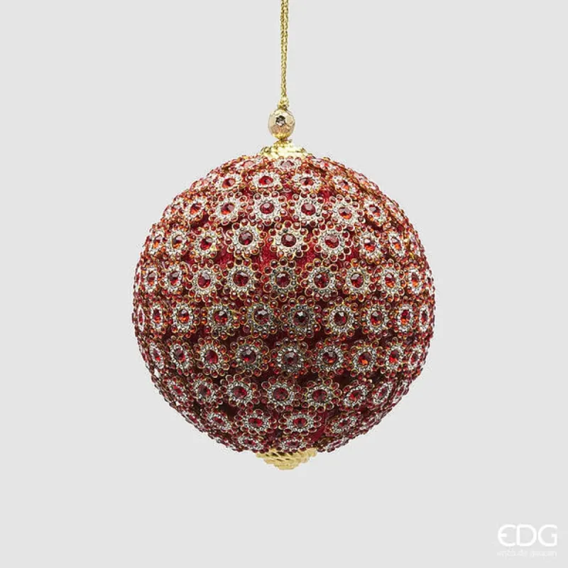 Esfera Diamante Rojo cm.10 EDG