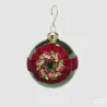 Glass Sphere Gem Decoration Red and Green in Two Sizes EDG