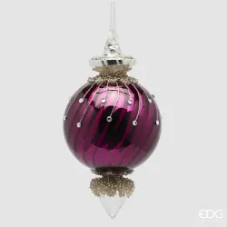 Diamond Bordeaux spinning top cm.16 h EDG