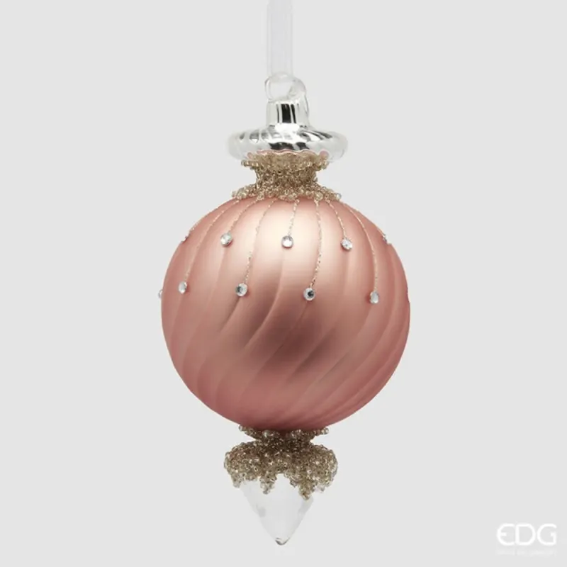 Peonza Rosa Diamante cm.16 h EDG