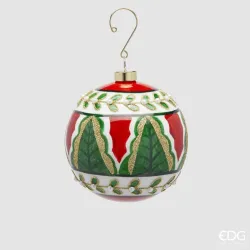 Sfera Addobbo Tirolo diametro cm.10 EDG