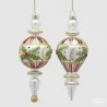 Holly Fused Ornament Assorted in Two EDG Sizes