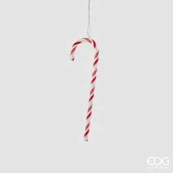Bastoncino di Zucchero Candy Cane Bianco e Rosso in PVC cm.15 EDG | ChartaRè