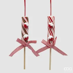 Addobbo Candy Assortito con Fiocco cm.18 EDG