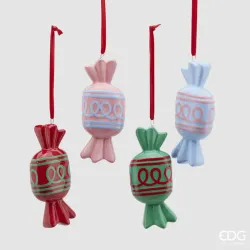 Hanging Candy Decoration in Assorted Colors cm.12 EDG