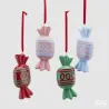 Hängande godis dekoration i olika färger cm.12 EDG