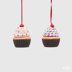 Cupcake Decoration Clay Multicolor Assorted cm.8 EDG