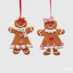 Decoration Marzipan Man Assorted Her/Her cm.10 EDG