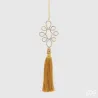 Diamond Buttonhole Decoration with Gold Nappa cm.21 EDG