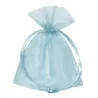 10 Sacchetti bomboniere in Organza con Nastrino