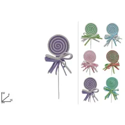Spillone Lecca Lecca con Fiocco Cm. 32 | ChartaRè