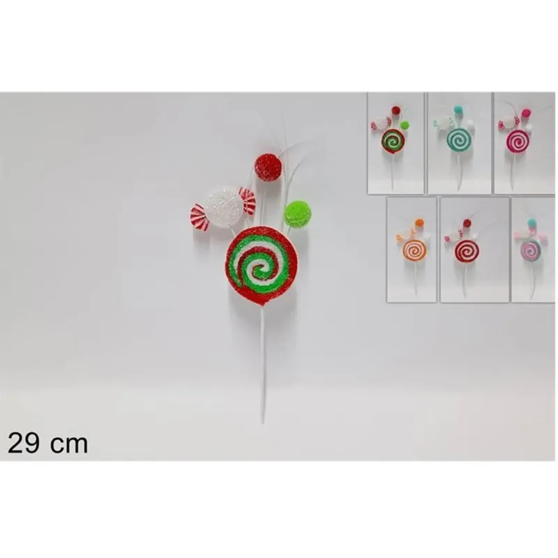 Épingle à sucette avec bonbons Cm. 29 | ChartaRè