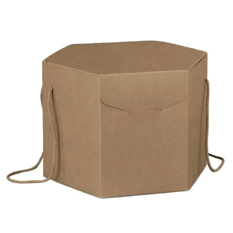 Hexagon Secret Boxes with Havana Cords