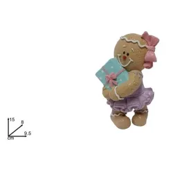 Omino Biscottino Cake Design con Pacco Regalo Cm. 15 | ChartaRè