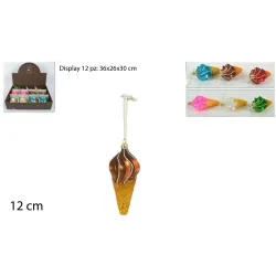 Glace à suspendre dans des couleurs assorties cm. 12