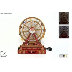 Carrossel de roda gigante com luzes, sons e movimento h 49