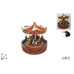 Carousel Carousel με άλογα φώτα, ήχους και κίνηση h 32