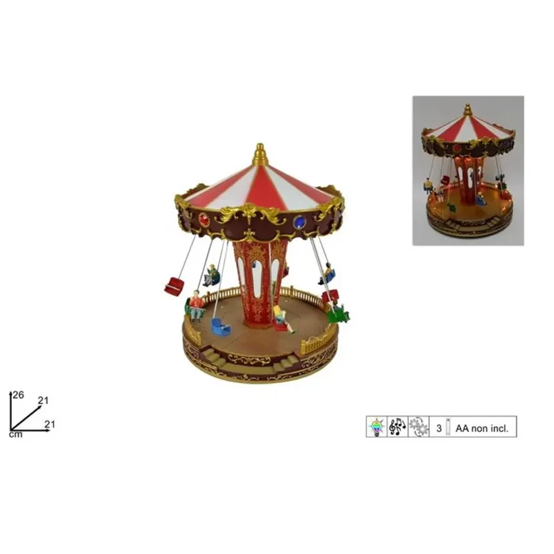 Carousel Carousel with Children Lights, Sounds and Movement h 26 | ChartaRè