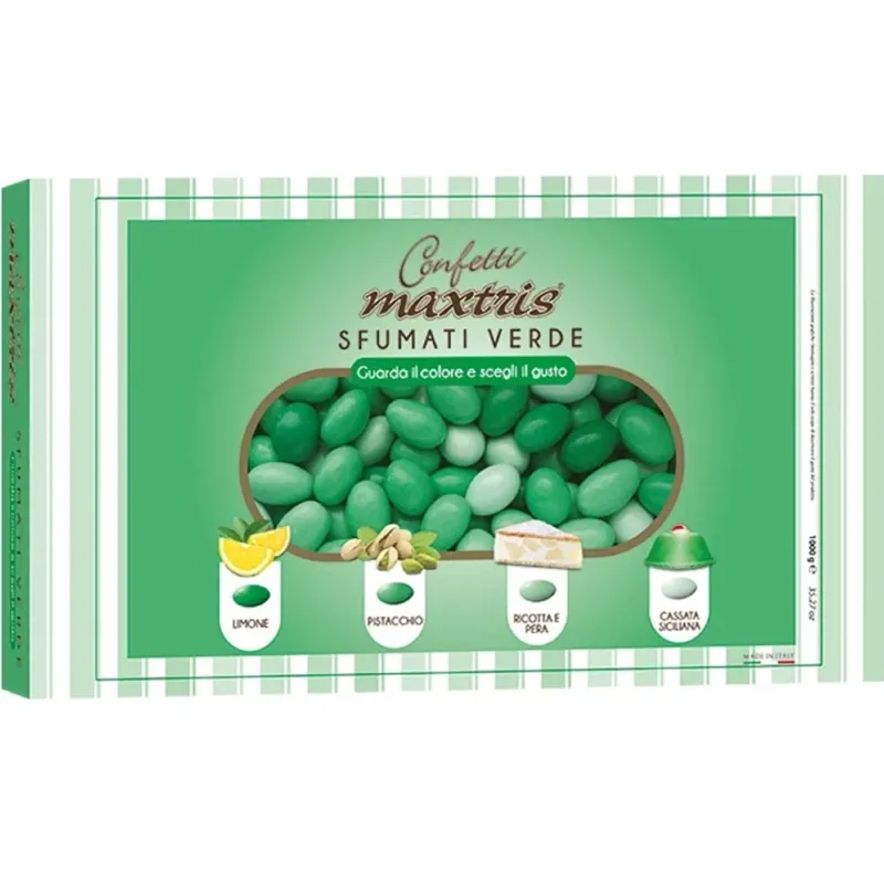 Almendras Azucaradas Verdes Sombreadas kg.1 | ChartaRè