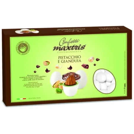 Confetti Maxtris Pistacchio e Gianduia 1 kg