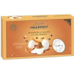 Salted Almond and Caramel Maxtris Sugared Almonds 1 kg | ChartaRè