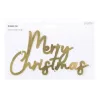 Decoro Merry Christmas Oro Cm 15x10 | ChartaRè