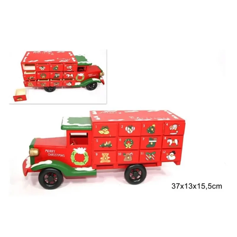 Camion Natalizio con 24 Cassetti | ChartaRè