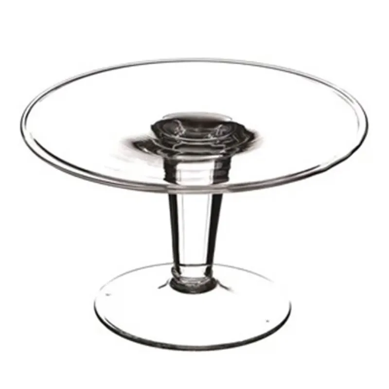 Soporte para pasteles de vidrio con borde simple | ChartaRè