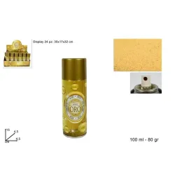 Guld- och silversprayburk 100 ml