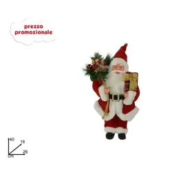 babbo natale 40 cm