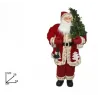 Papá Noel con árbol de varias alturas