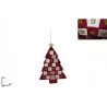 Albero in Velluto con Calendario dell' Avvento h 76 Cm