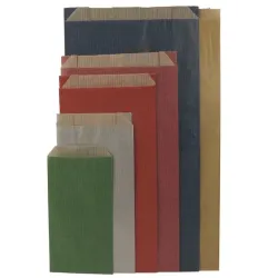 100 sacos de presente em Havana e papel colorido com gusset lateral: o toque animado que faz cada pensamento se destacar