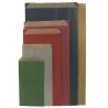 100 Sacchetti Regalo in Carta Avana e Colorata con Soffietto Laterale