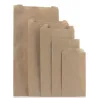 100 Sacchetti Regalo in Carta Avana e Colorata con Soffietto Laterale