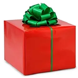 25 hojas de papel monocapa plastificado, ideal para empaquetar regalos