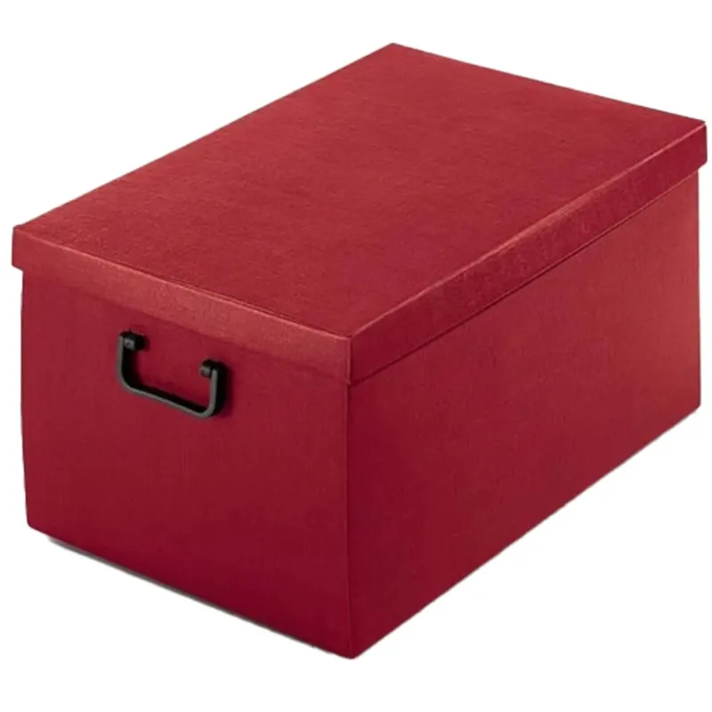 Tapa y asas de plástico de la caja de Burdeos | ChartaRè