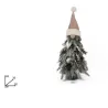 Gnomo ad Albero di Natale con Cappello Rosa in Due Misure