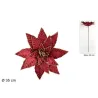 Poinsettia velvet stem 35 cm in various colors