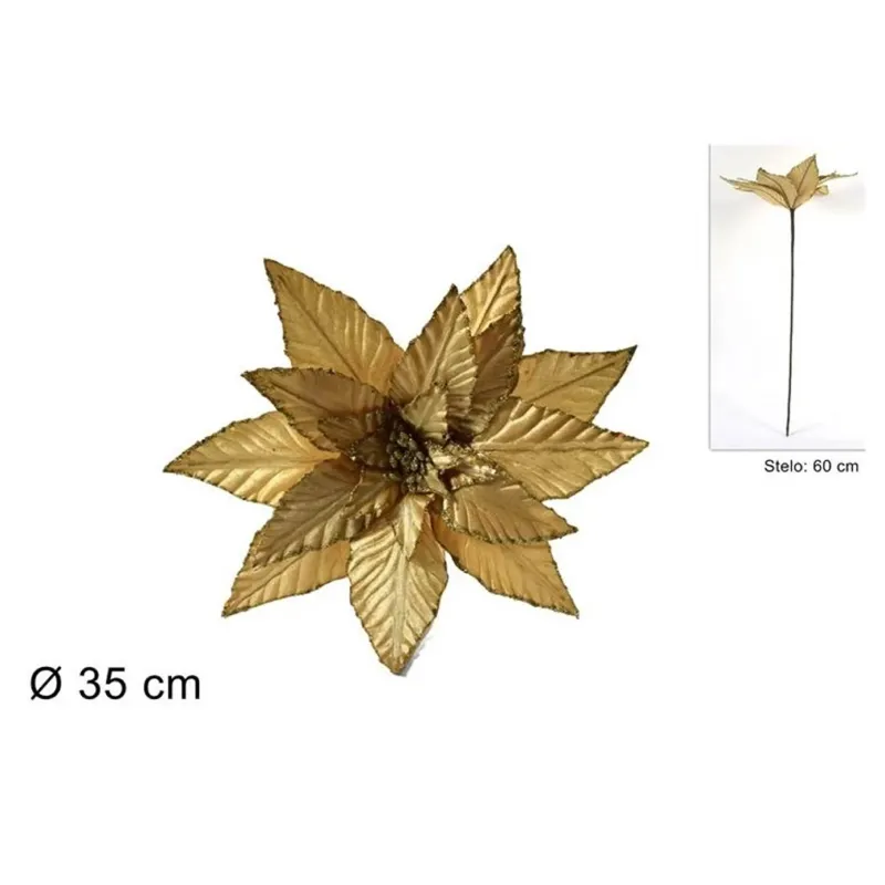 Poinsettia Velvet Stem 35 cm en différentes couleurs | ChartaRè