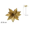 Sametový stonek poinsettia 35 cm v různých barvách | ChartaRè