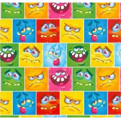 25 Hojas de Papel de Regalo Estampado para Niños, ideal para jugueterías y papelerías