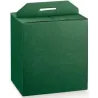 Panettone and Green Silk Bottle Box