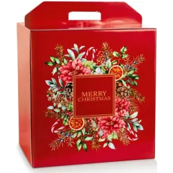 Pudełko Panettone i butelka botaniczna