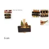 6 Christmas Pegs with Blackboard Cm 5