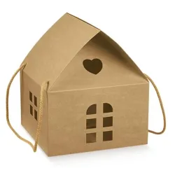 10 Havana Houses with Various Sizes Cords, ideal for gift boxes and favors